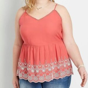 Maurice’s peplum tank